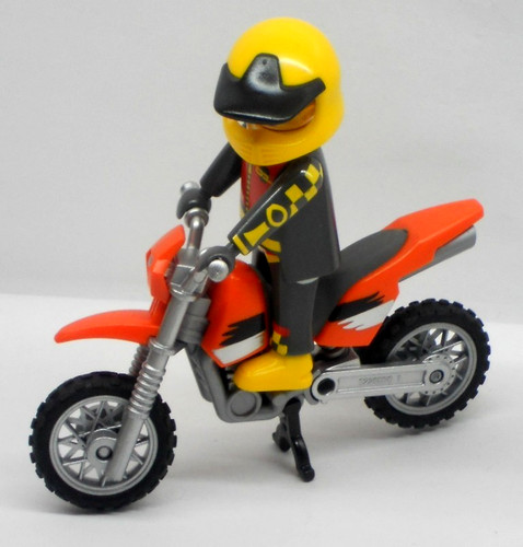 Biker mit motorrad motorsport - biker,
