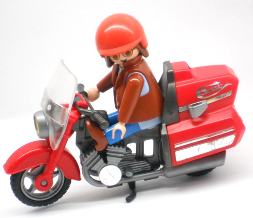 Biker mit motorrad motorsport - biker,