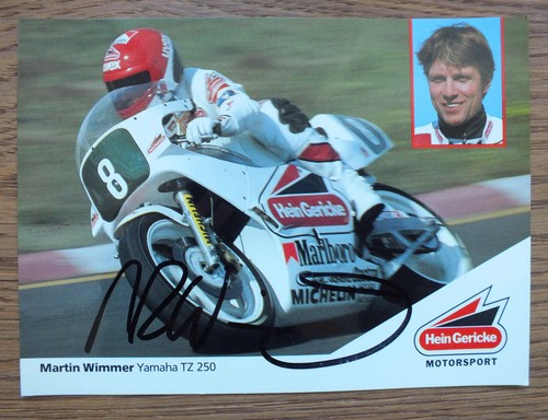 Autogrammkarte martin wimmer - martin,