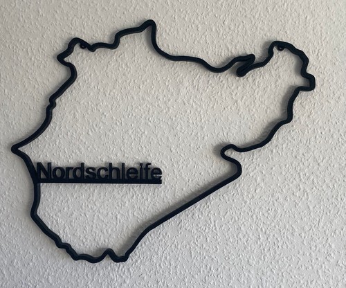 Nordschleife wand deko - nordschleife,