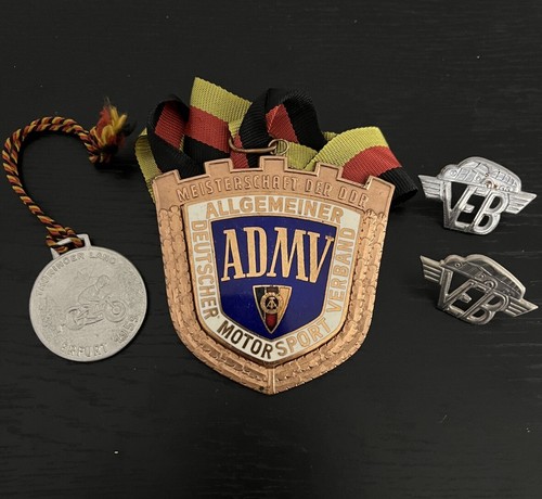 Admv plakette medaille ddr - admv,